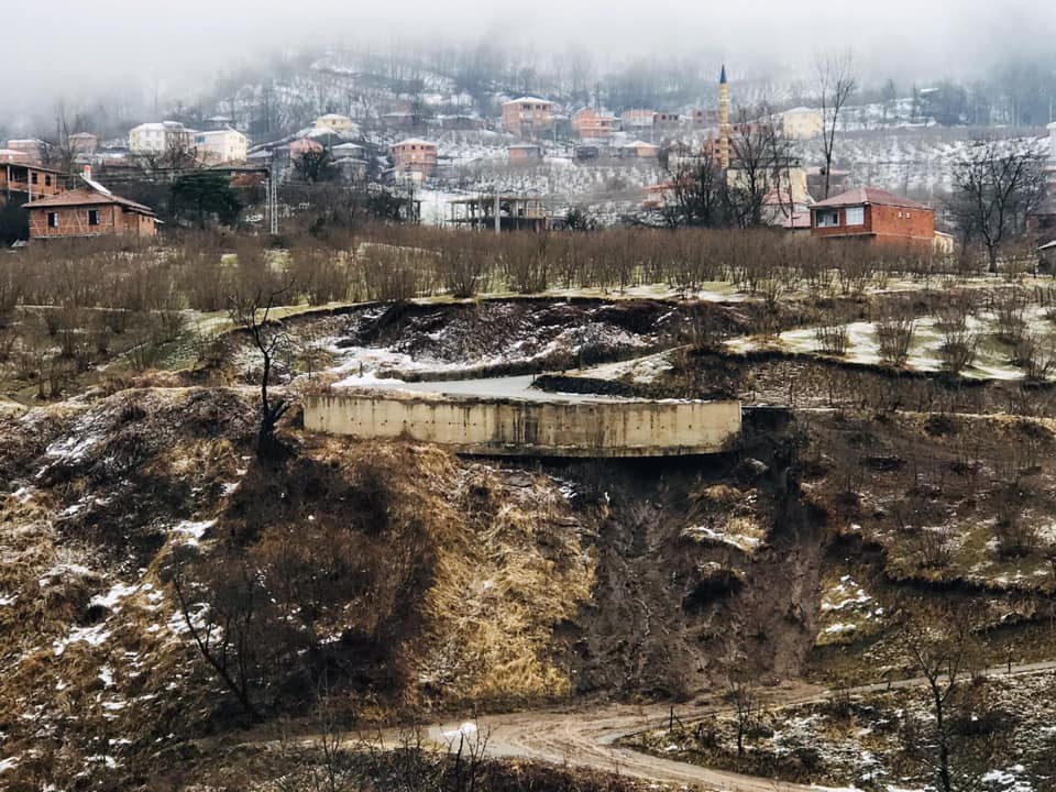 Ordu’da heyelan: 12 konut tahliye edildi 