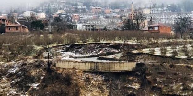 Ordu’da heyelan: 12 konut tahliye edildi