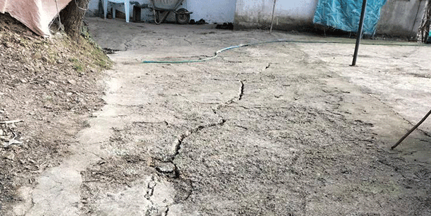 Ordu'da heyelan! Çok sayıda ev boşaltıldı