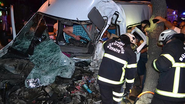 Ordu'da iki minibüs çarpıştı: 5 kişi yaralı