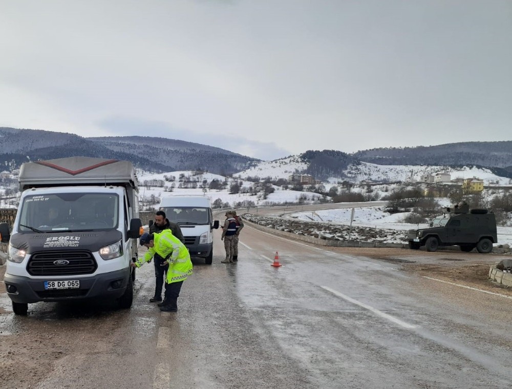 Ordu’da kış lastiği denetimi 