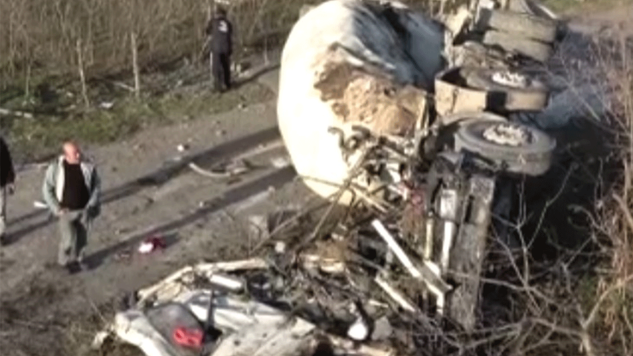 Ordu'da korkunç kaza: Gören gözlerine inanamadı!