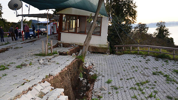 Ordu'da korkutan görüntü