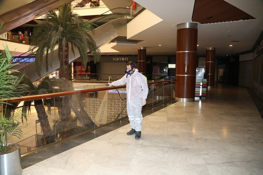 Ordu’da korona virüsüne karşı dezenfekte çalışmaları 