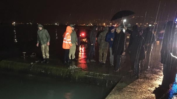 Ordu’da polis otosu denize düştü: 1 polis kayıp, 1 polis yaralı