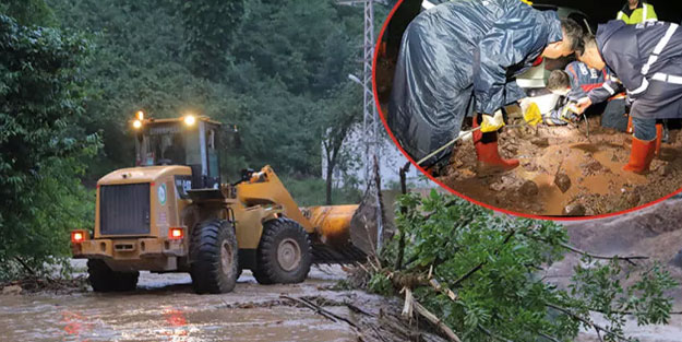 Ordu’da sel sularında mahsur kalan 6 kişi kurtarıldı
