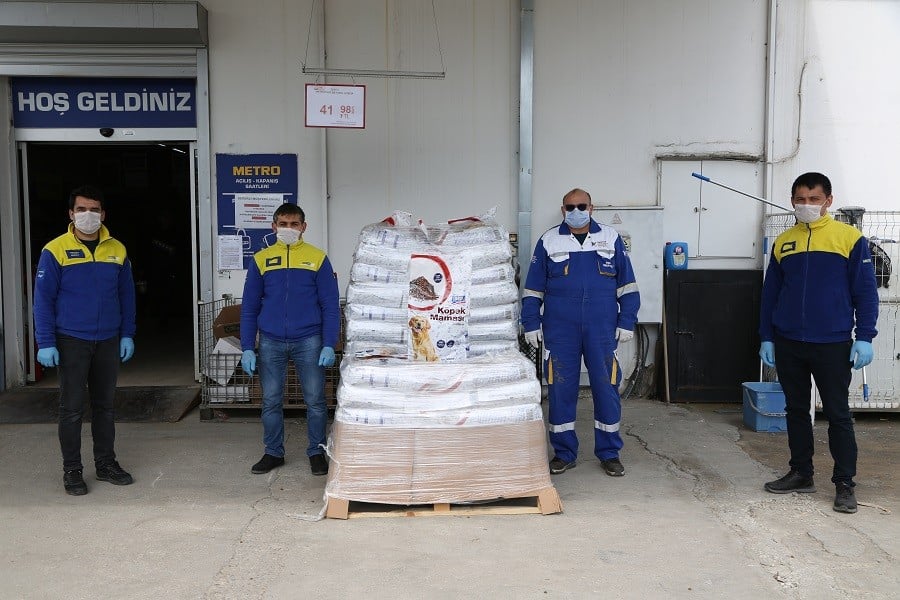 Ordu’da sokak hayvanları unutulmuyor 