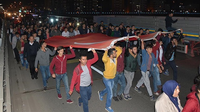 Ordu'da teröre tepki yürüyüşü yapıldı