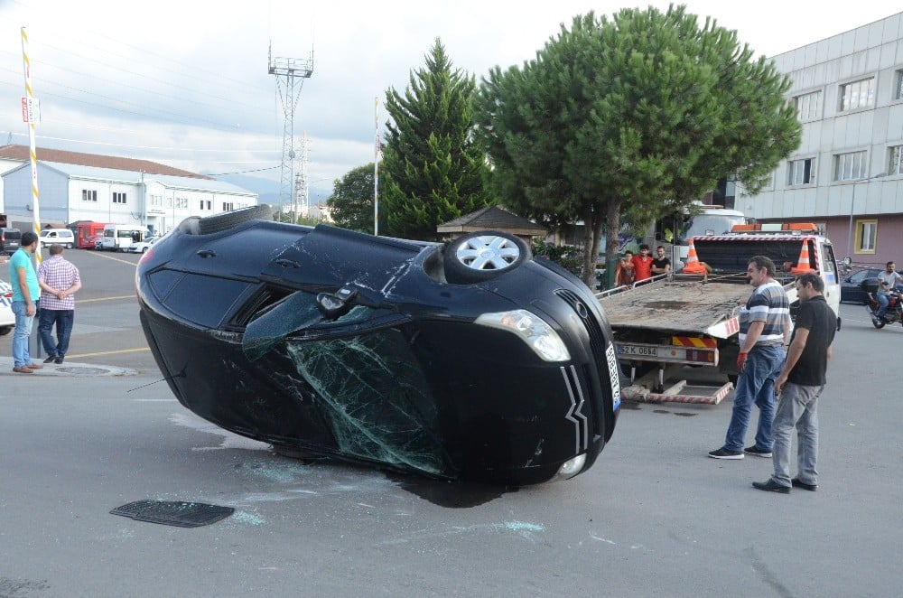 Ordu’da trafik kazası: 2 yaralı 