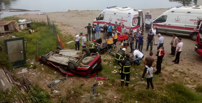 Ordu'da trafik kazası: 3 kişi yaralı