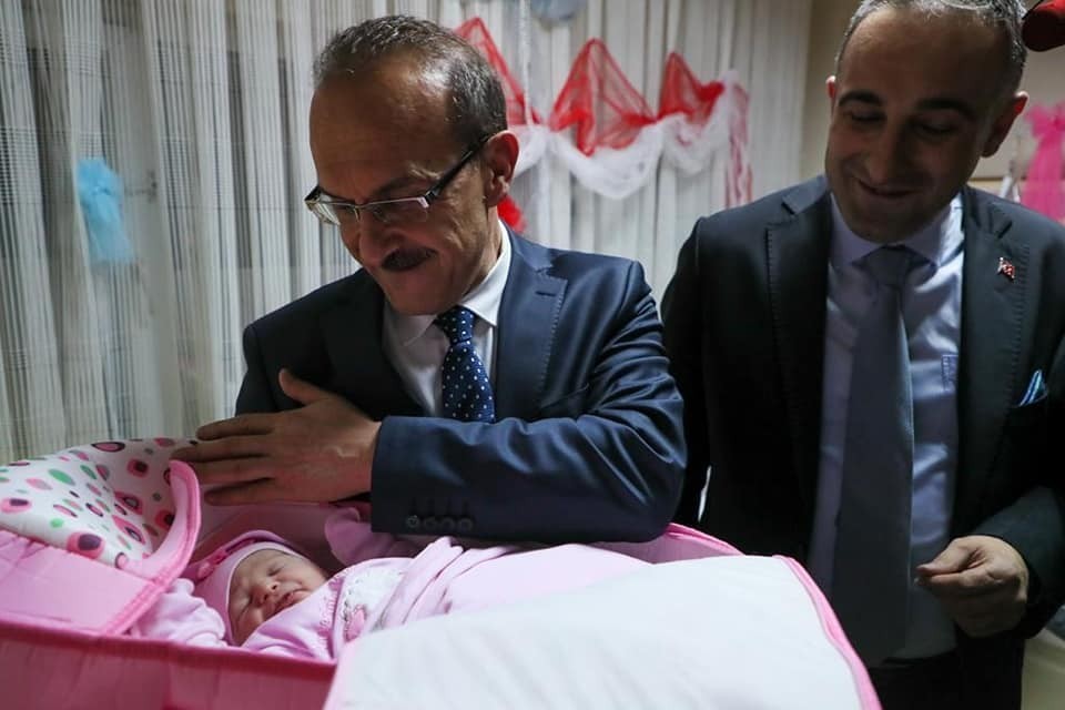 Ordu’da yılın ilk bebeğinin adı Ceren Özdemir oldu 