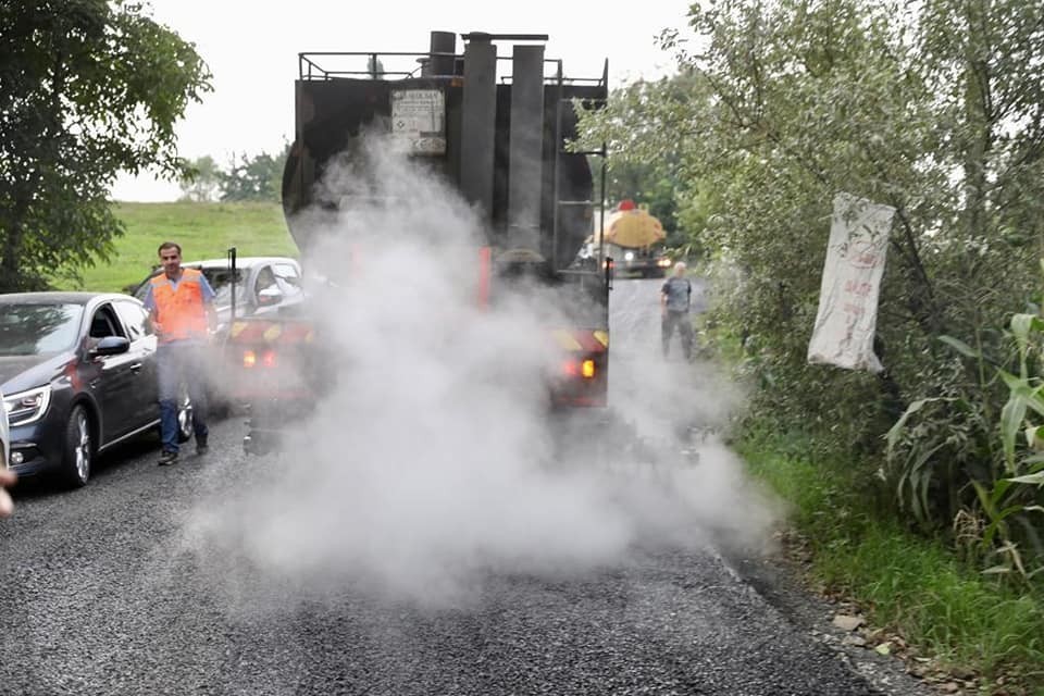 Ordu’da yollar asfaltlanıyor 