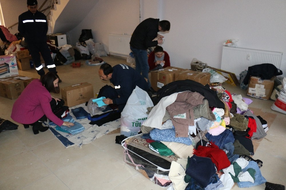 Ördükleri patikler deprem bölgesine gönderdi 