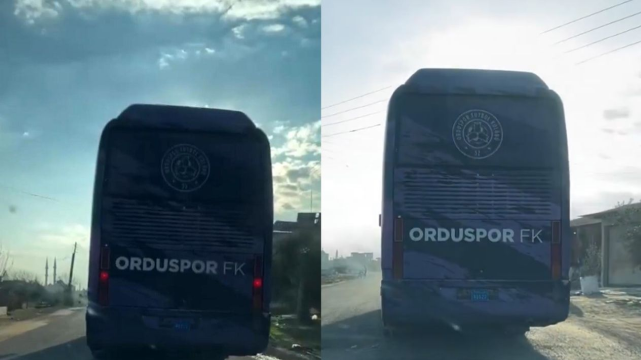 Orduspor’un otobüsü Suriye’de! Kulüpten açıklama geldi