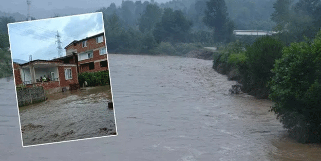 Ordu'yu sel aldı