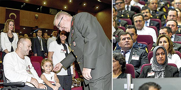 Org. Özel gazileri unutmadı