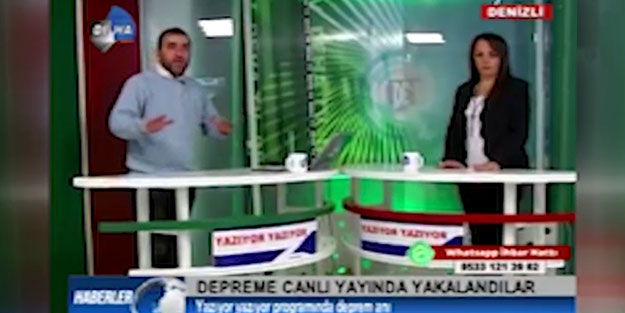 Organ bağışını anlatırken canlı yayında depreme yakalandılar