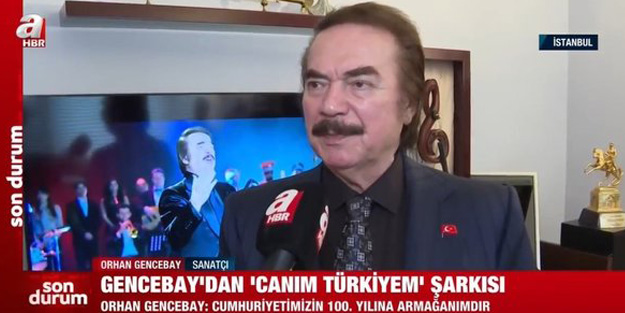 Orhan Gencebay'dan 'Canım Türkiyem' açıklaması: Cumhuriyet'in 100'üncü yılına armağanım