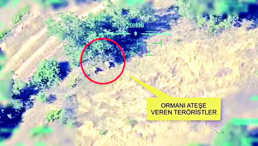 Orman yakan PKK’lı hainler şimdi de trafoları yakıyor