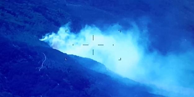 Orman yangını erken müdahale ile büyümeden söndürüldü