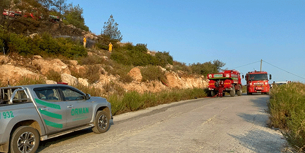 Orman yangını rekor hızla kontrol altına alındı!