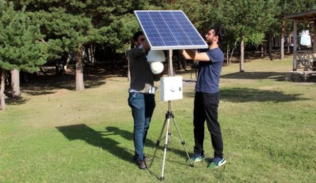 Orman yangınını erken haber veren sistem ürettiler