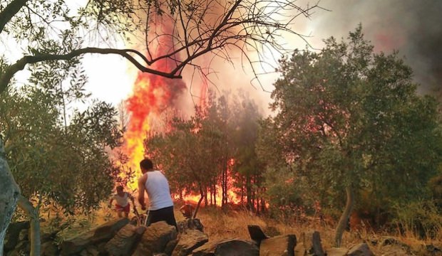Ormanları yakan terör örgütü PKK'dan bir küstah tehdit daha