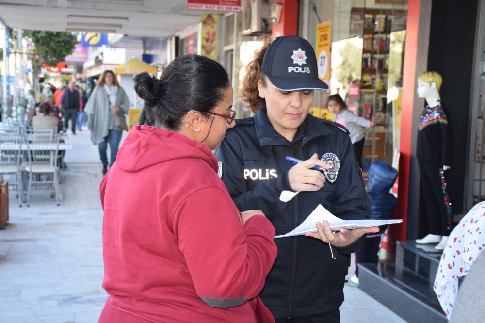 Ortaca emniyetinden anket çalışması 