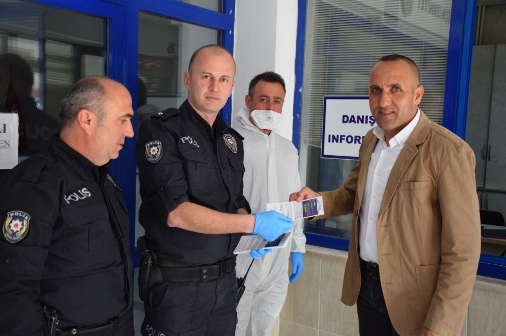 Ortaca polisinden Korona virüs bilgilendirmesi 