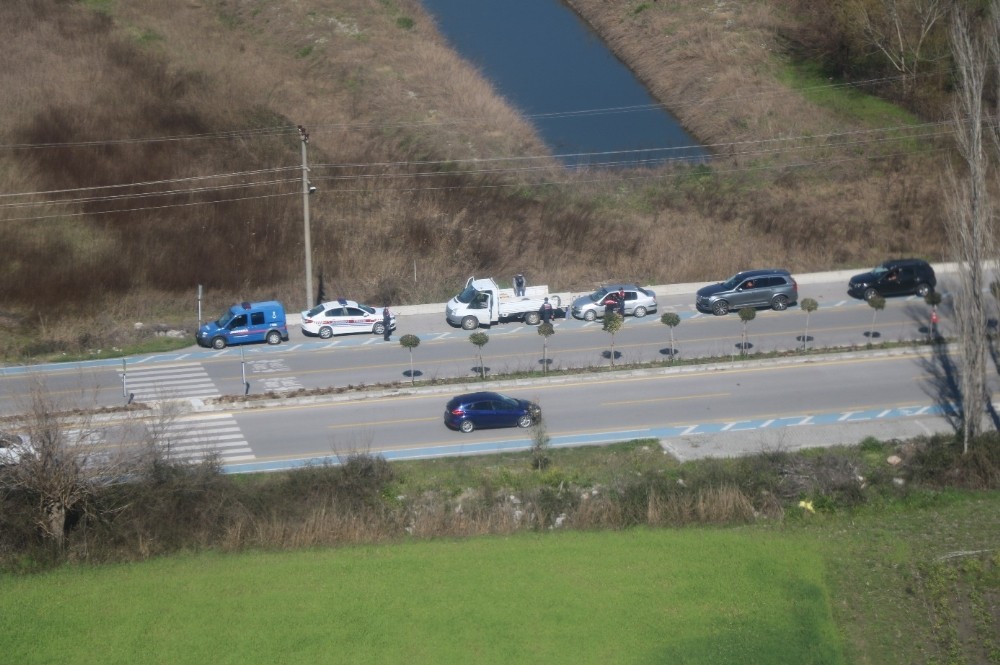 Ortaca’da havadan trafik denetimi yapıldı 