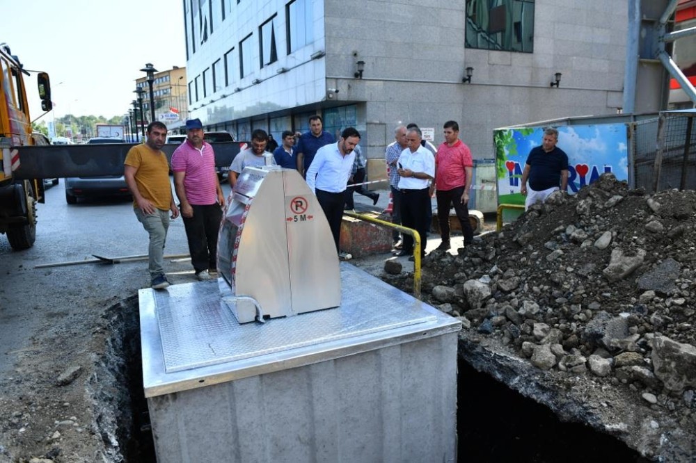 Ortahisar’da çöp konteynırları yer altına alınıyor 