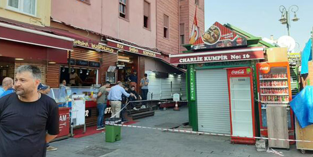 Ortaköy'de dükkanlar boşaltıldı!