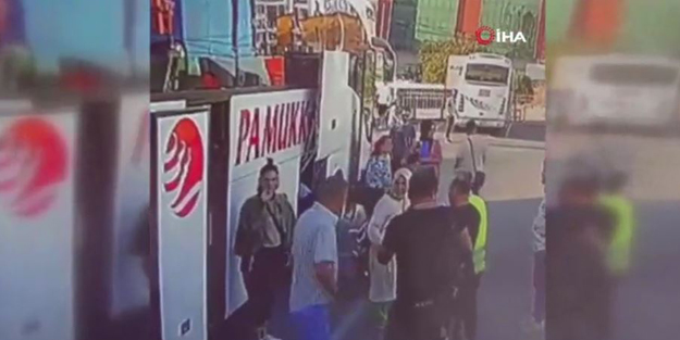 Ortalığı birbirine katan kadın, taksiciye sıcak çay döküp kafa attı!