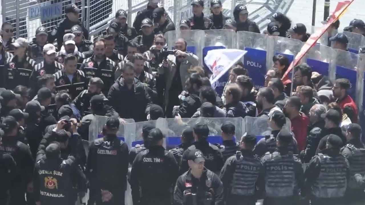 Ortalığı germeye erken başladılar! Taksim'de 1 Mayıs provokasyonu