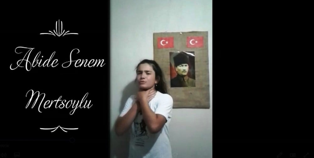 Ortaokul öğrencileri 19 Mayıs’ta işitme engellileri unutmadı 