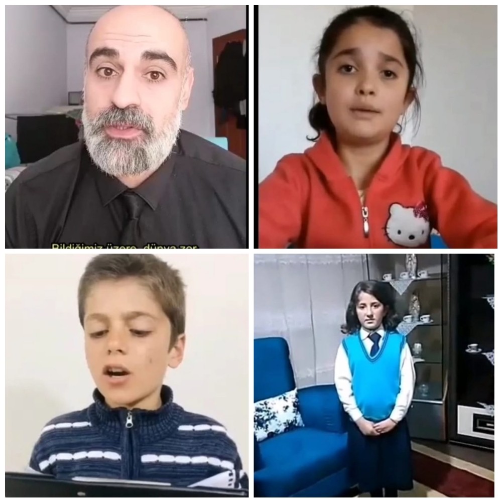 Ortaokul öğrencilerinden İngilizce 