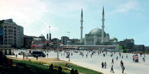 Ortaya çıktı! İşte Taksim'in yeni görüntüsü