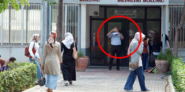 Örtü düşmanı profesöre destek veren öğrenciye ceza