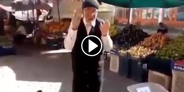 Oruçlu olduğunu unutan yaşlı dede pişmanlığı kamerada