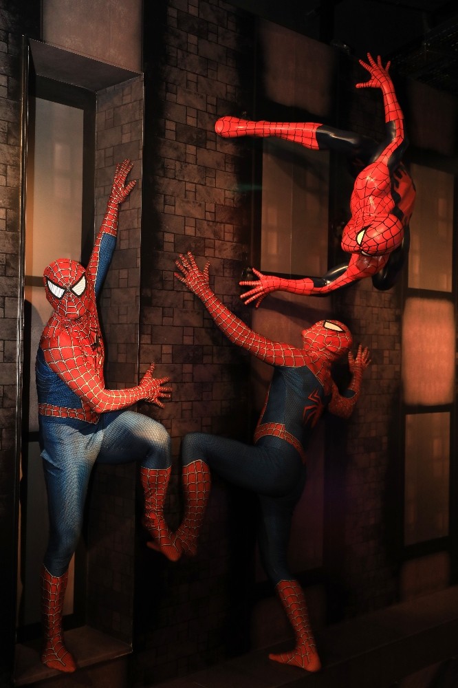 Örümcek Adam balmumu müzesinde yerini aldı 