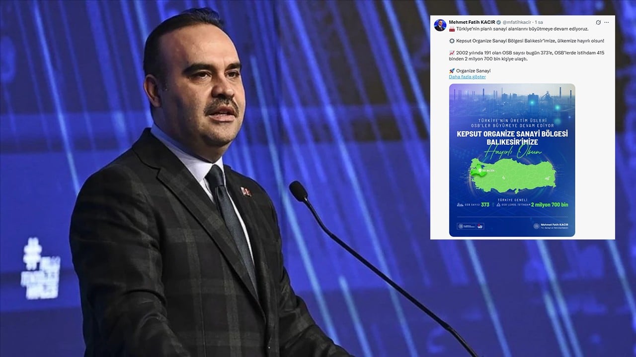 OSB sayısı ikiye katlanırken istihdam 3 milyona yükseldi