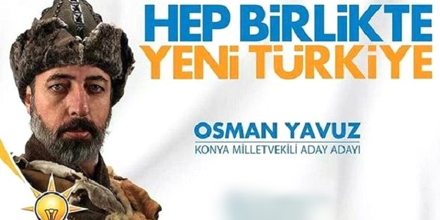 O ilginç afişin sahibi aday olabildi mi?