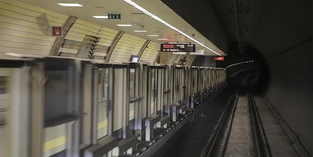 Osmanbey M2 metro son dakika bir kişi raylara düştü