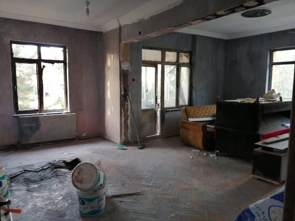 Osmancık’ta evi yanan Maraz ailesi yardım bekliyor 