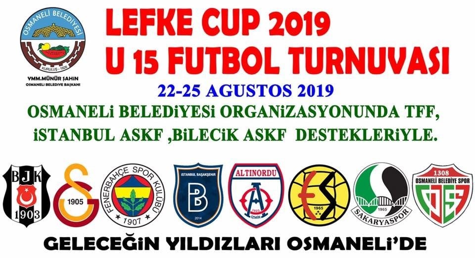 Osmaneli ’Lefke Cup 2019 U15 Turnuvası’na ev sahipliği yapacak 