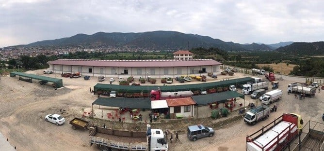 Osmaneli Toptan Meyve ve Sebze Hali hizmete girdi 