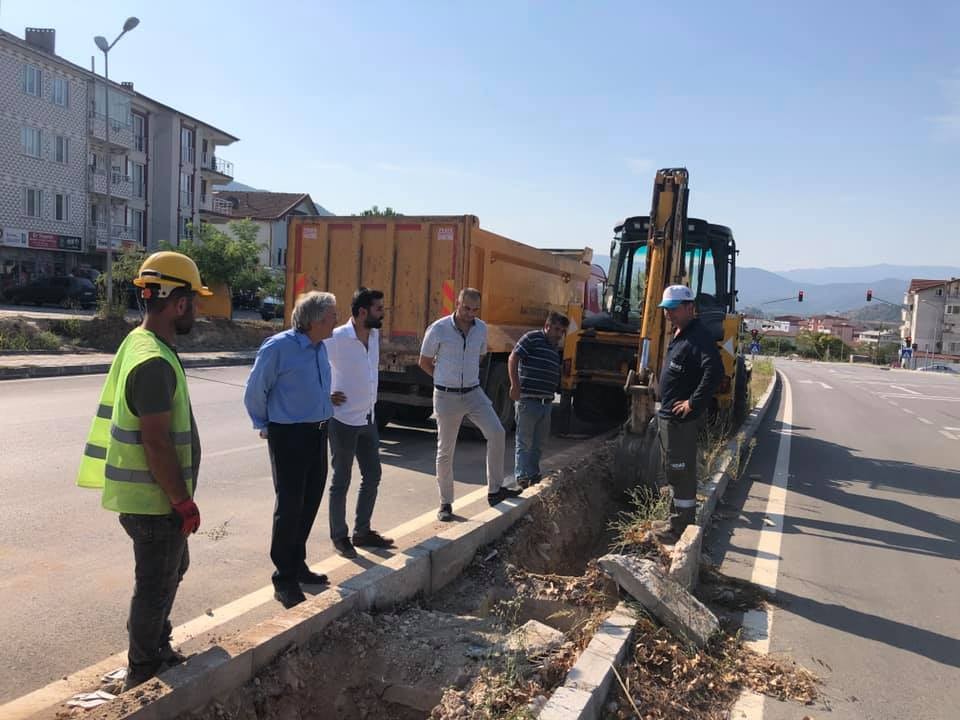 Osmaneli’nde elektrik hatları yer altına alınıyor 