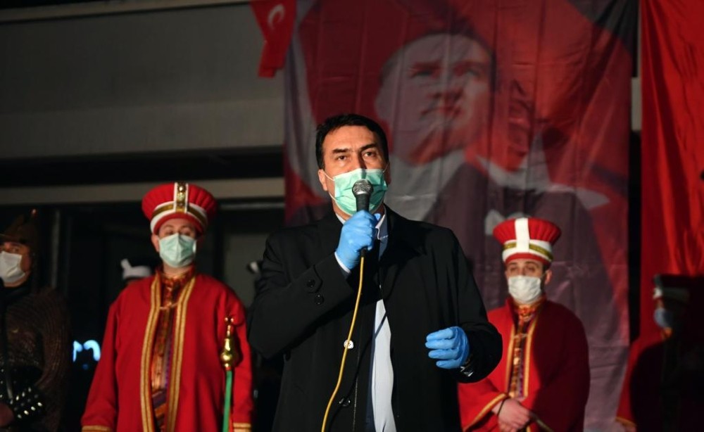 Osmangazi’de İstiklal Marşı büyük coşkuyla okundu 