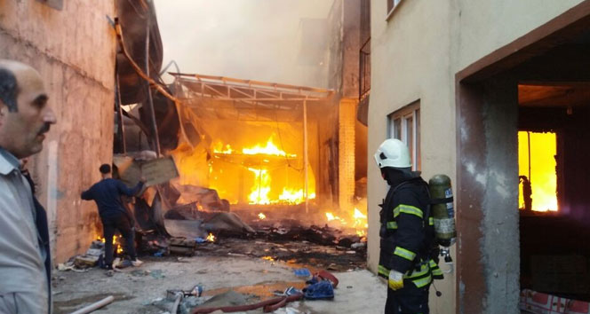 Osmangazi'de korkutan yangın