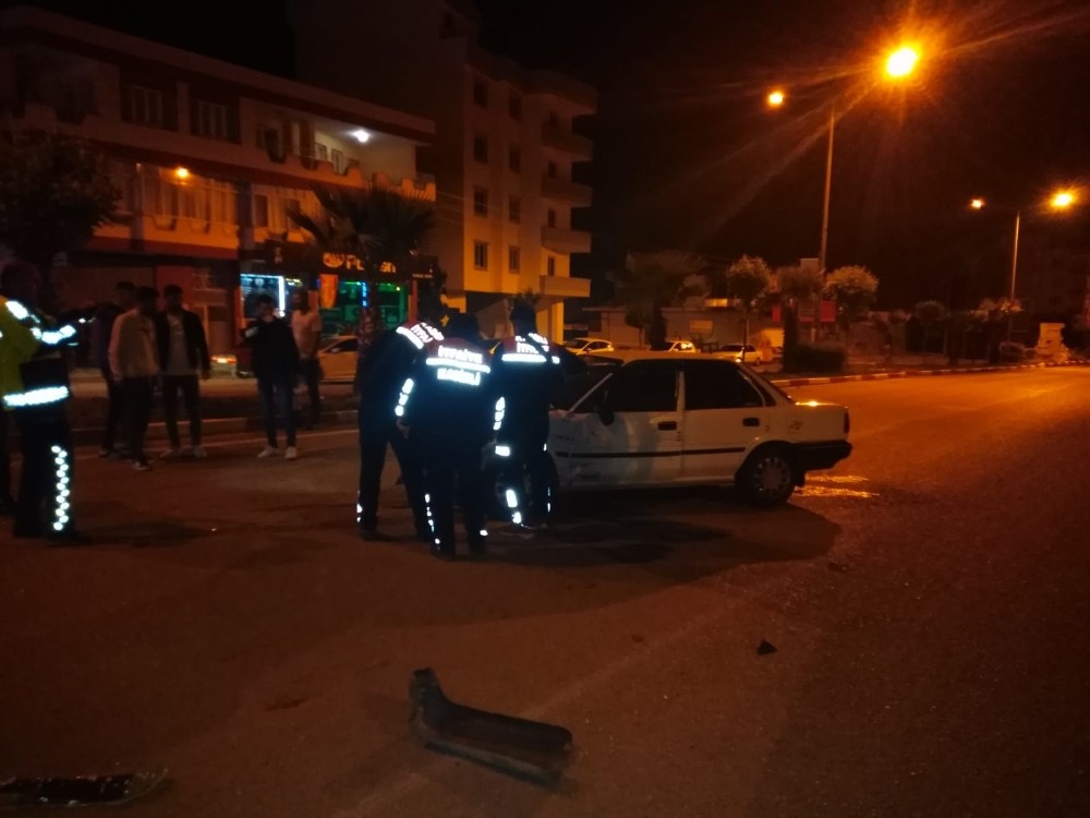 Osmaniye’de 5 kişinin yaralandığı kaza anı güvenlik kamerasında 
